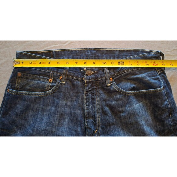 Men's Levi's 505 Straight Leg Regular Fit Medium Blue Jeans Size 34 X 30, EUC - Picture 4 of 8